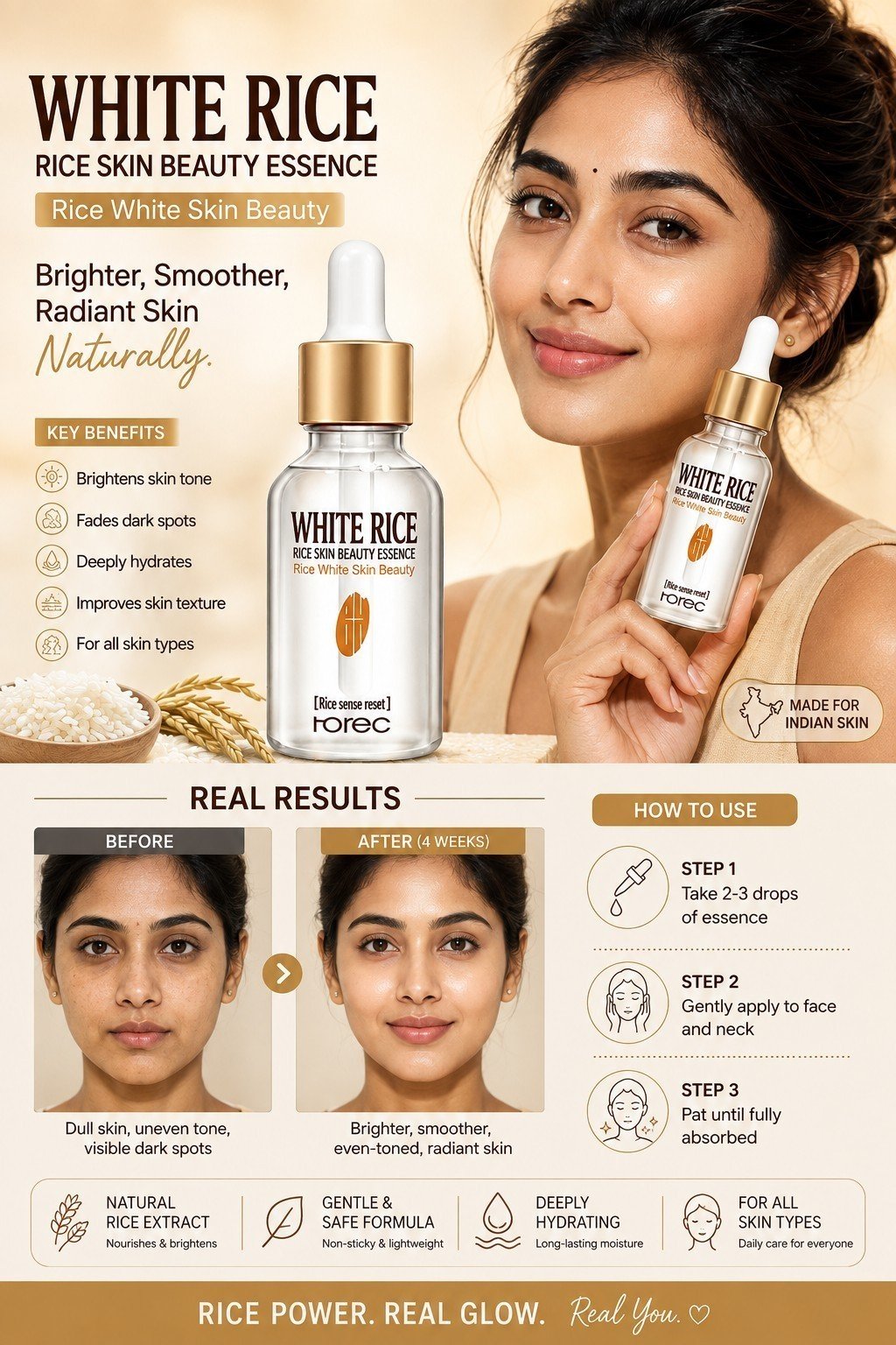 WHITE RICE Skin Beauty Essence